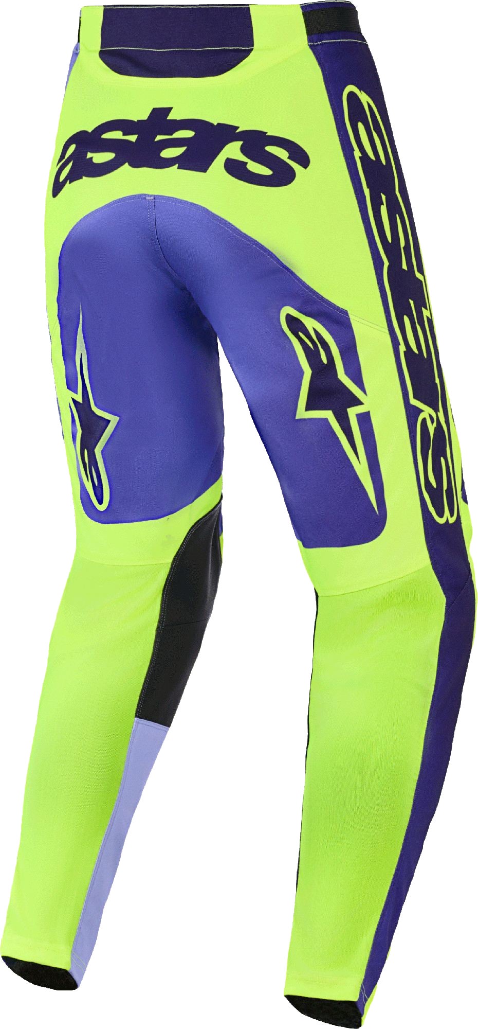 Alpinestars Racer Portl Motorcross broek paars/neon geel 36 Figuur 2