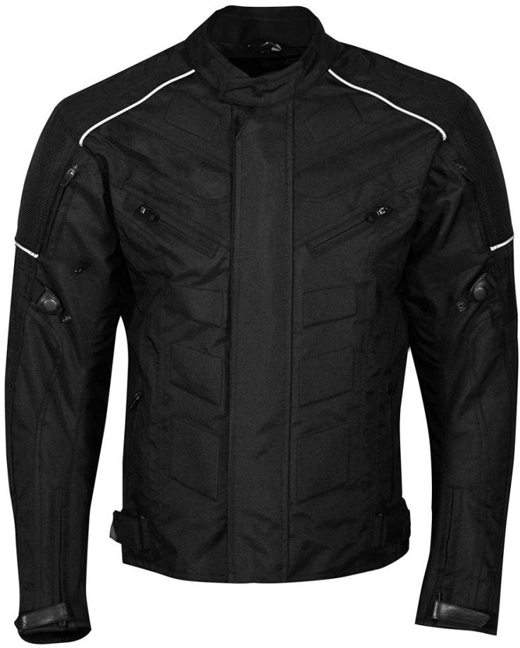 Rusty Stitches Romeo Motorcycle Textile Jacket black XXL Figure 1