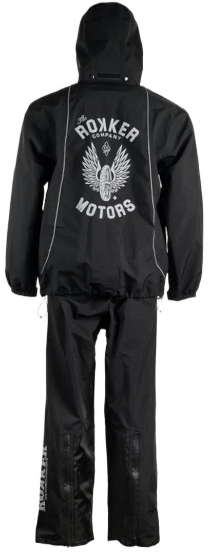 Rokker TRC Classic 2- Piece Motorcycle Rain Suit M Figure 2