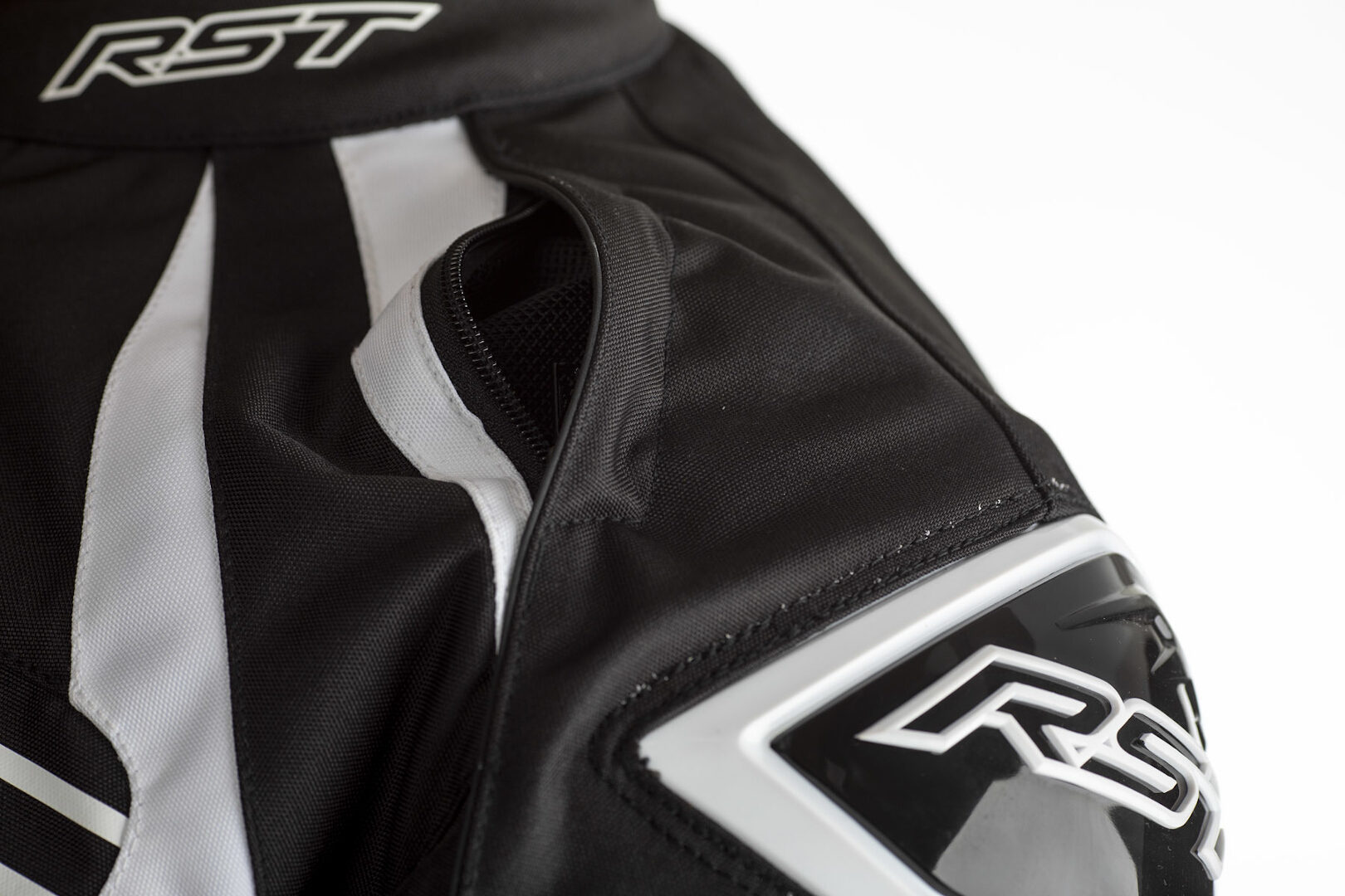 RST Tractech EVO 4 Jaqueta Têxtil de Motocicleta preto/branco M Figura 8