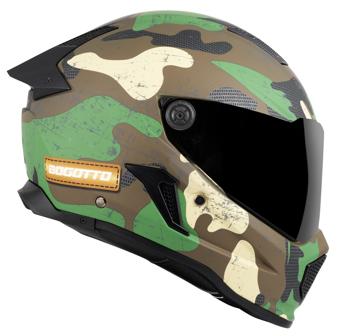 Bogotto Rapto Camo Kaciga Zeleni mat L (59/60) Slika 10