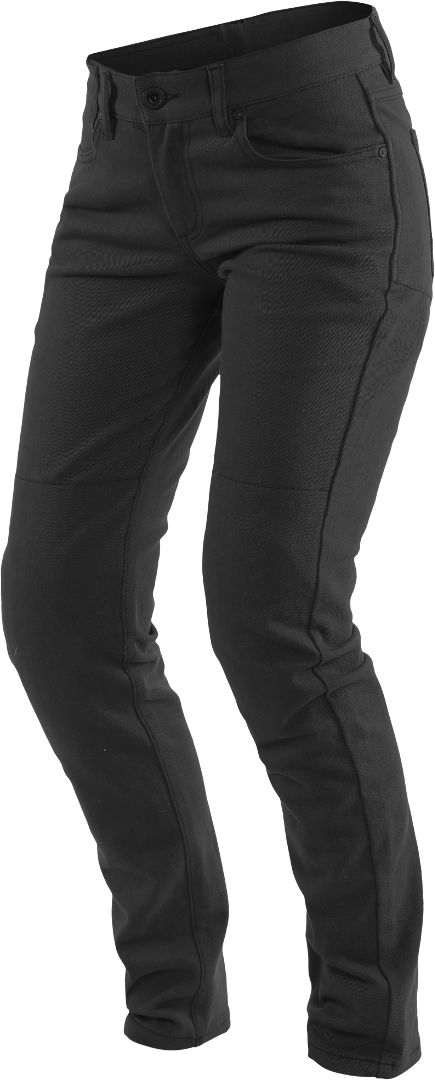 Dainese Classic Slim Damer Motorcykel Tekstil Bukser Sort 36 Figur 1