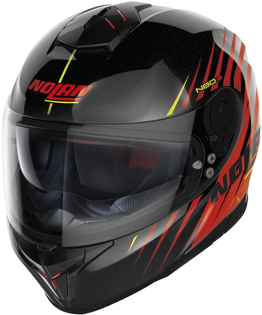Nolan N80-8 Kosmos N-Com Helmet black/red L (60/61) Figure 1
