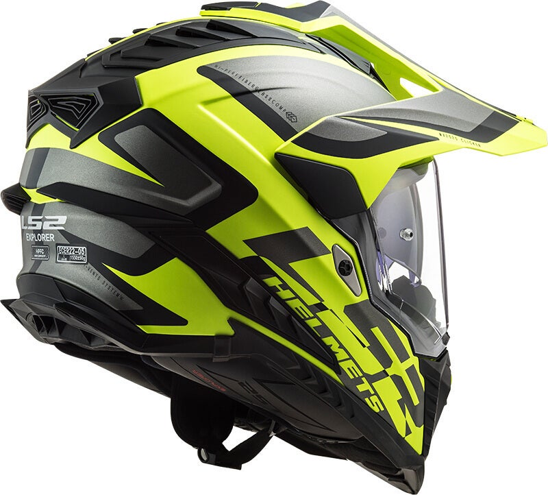 Side view of LS2 MX701 Explorer Alter Matt Motocross Helmet