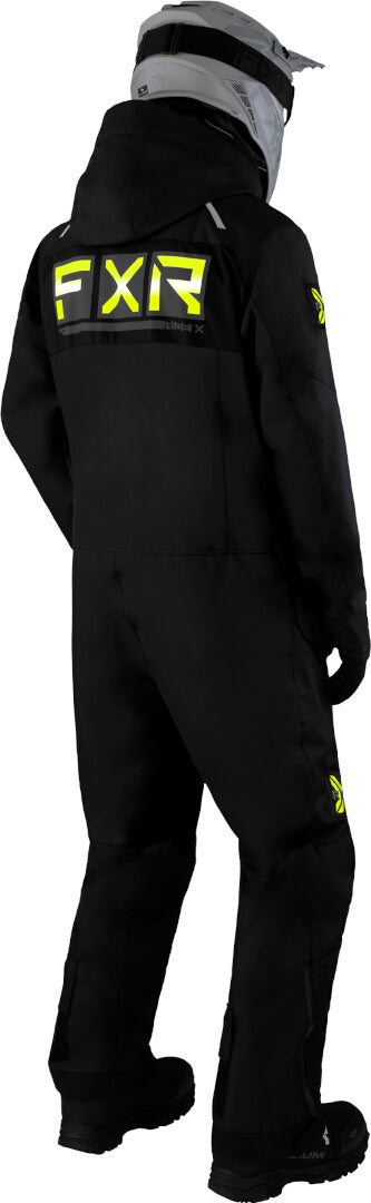 FXR Recruit F.A.S.T. Insulated One Piece Snowmobile Suit black/yellow S Figure 2