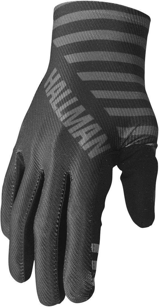 Thor Hallman Mainstay Stripe Motocross Handschuhe grau/schwarz XL Abbildung 1