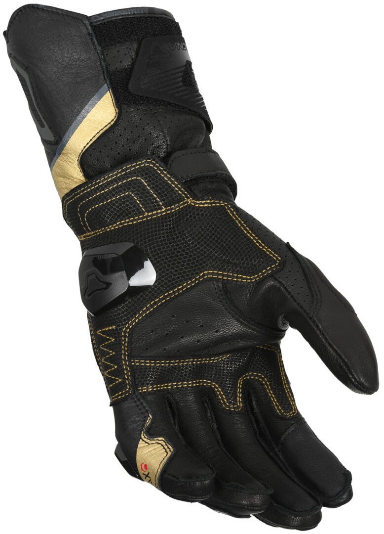 Macna Protego Motorcykelhandsker til damer Sort/guld XL Figur 2