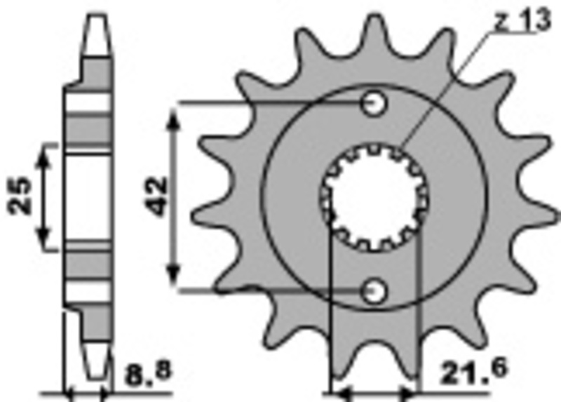 PBR Standard stålhjul 525 - 520 Figur 1