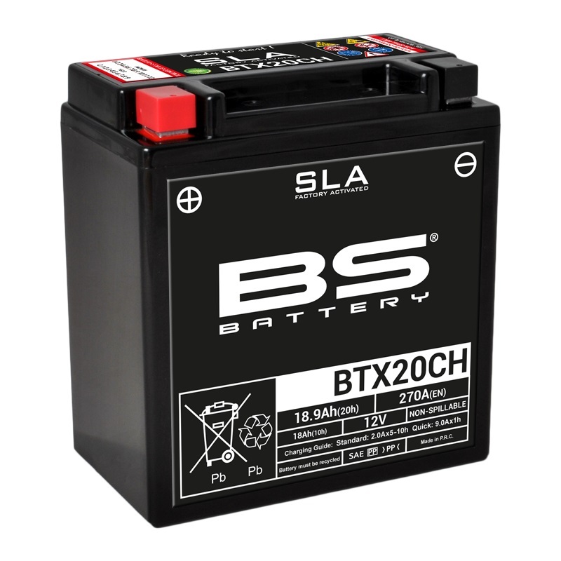 Bateria BS Bateria SLA fără întreținere activată din fabrică - BTX20CH Figura 2