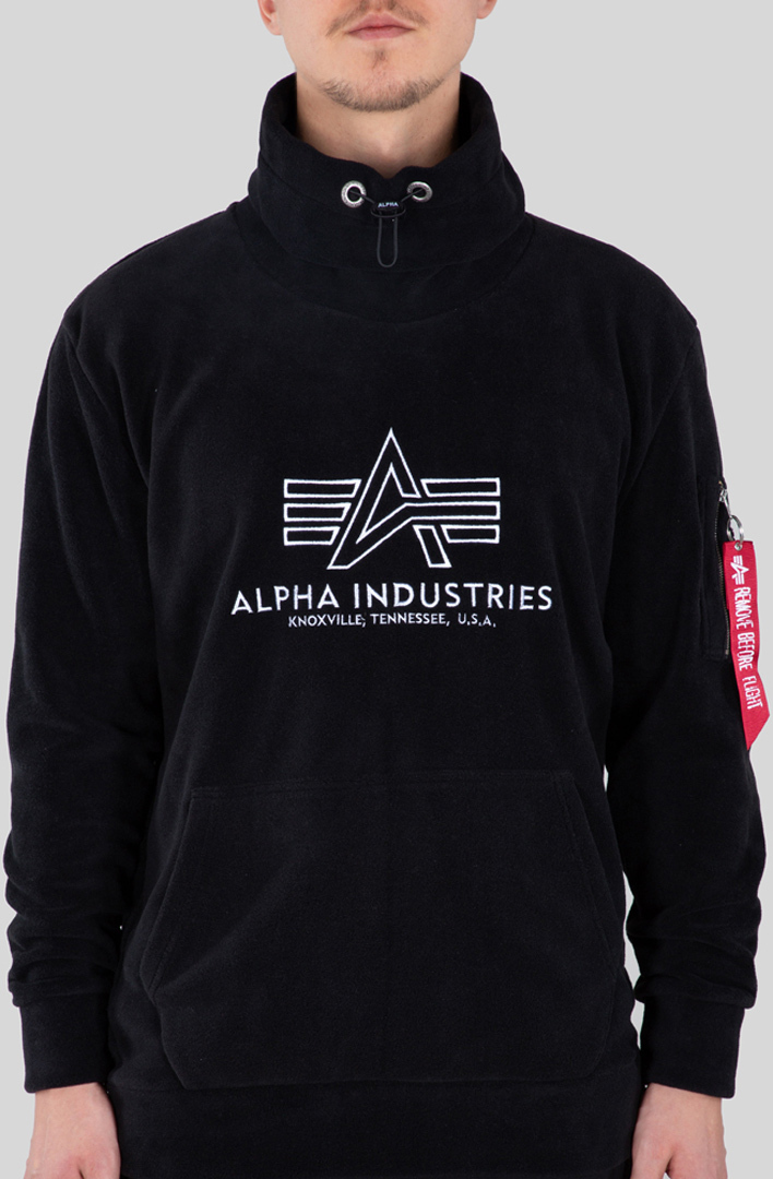 Alpha Industries Turtle-Neck Polar Fleece Suéter preto XL Figura 1