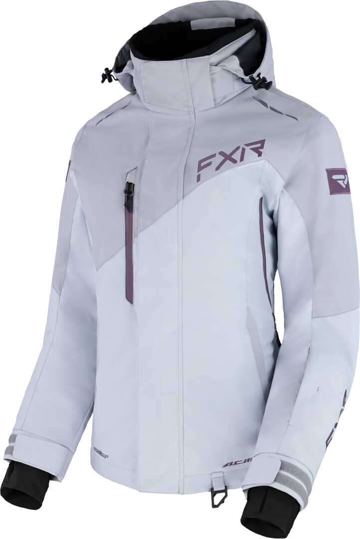 FXR Edge 2-in-1 Snescooterjakke til damer lysegrå/sort 8 Figur 1