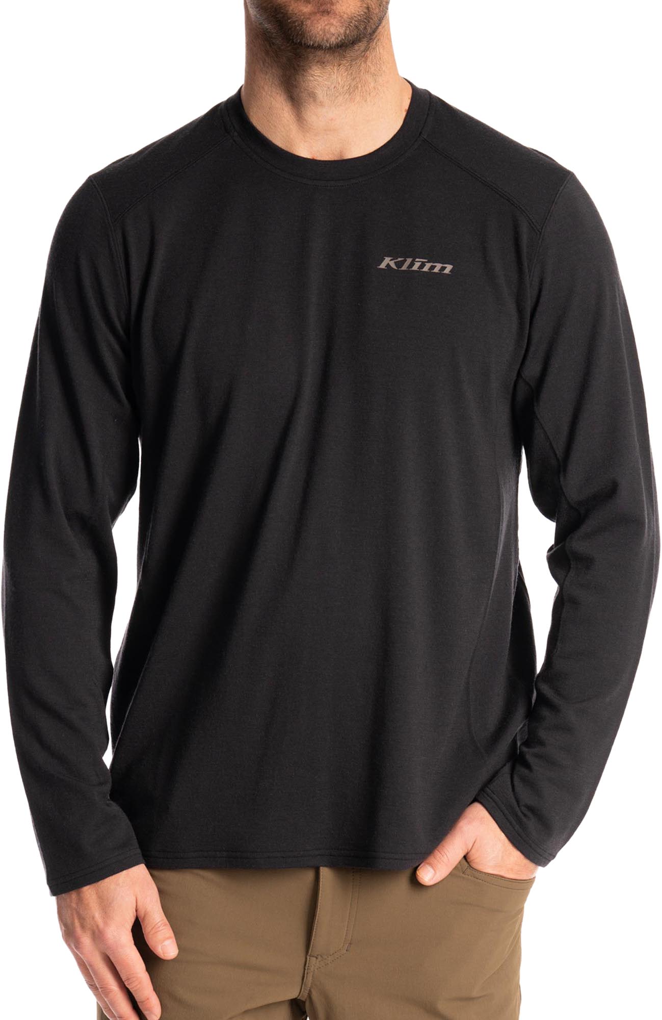 Klim Mesa Falls Wool Camicia a maniche lunghe nero M Figura 1