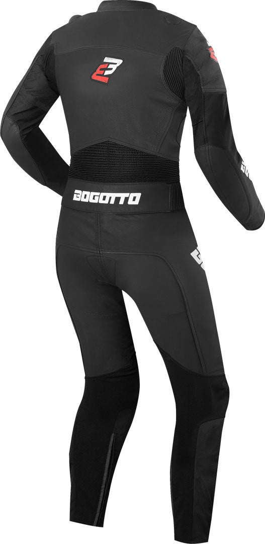 Side view of Bogotto Losail Two Piece Ladies Motorcycle Leather Suit