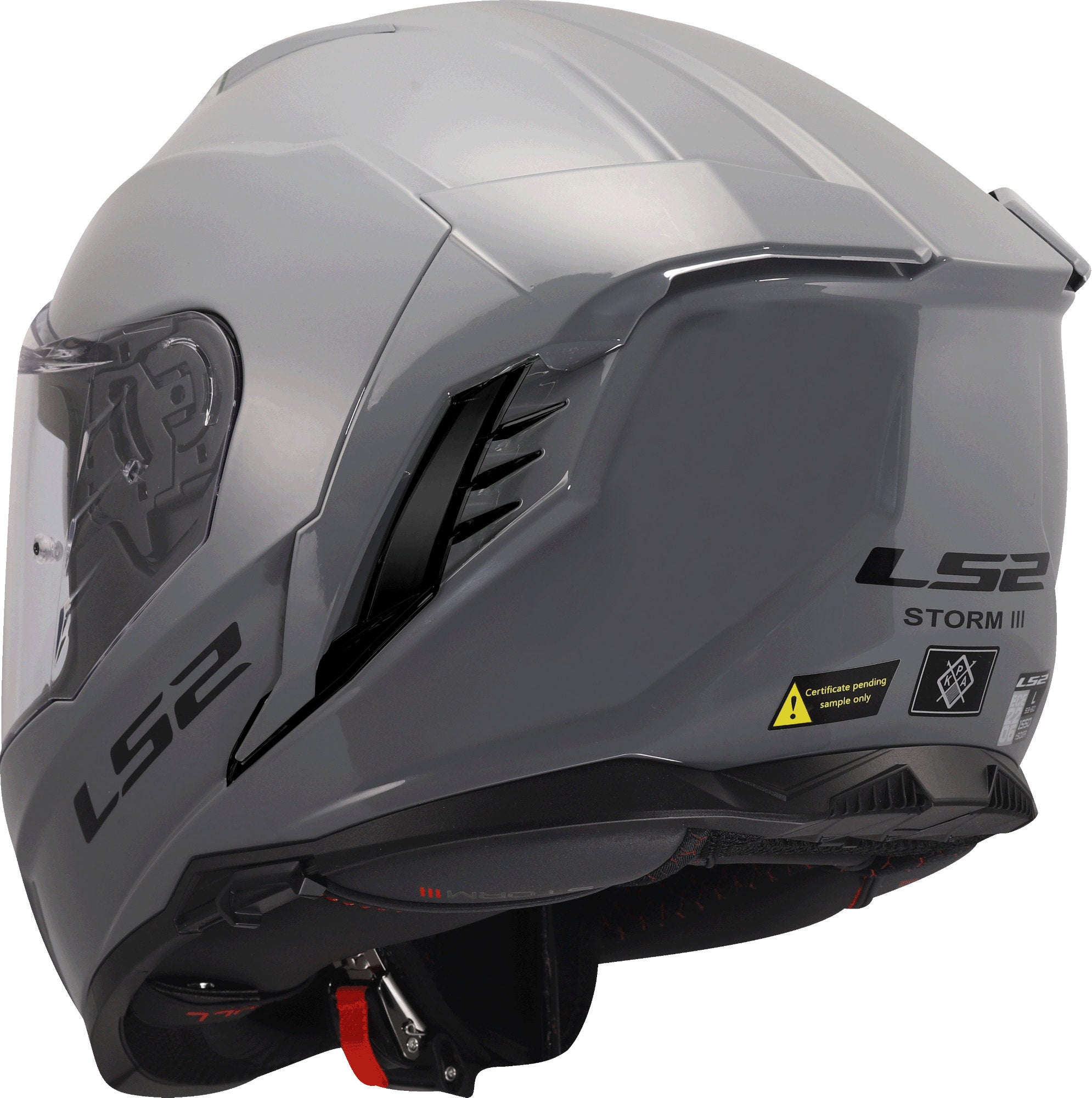 LS2 FF818 Storm III Helm grau XXXL (65/66) Abbildung 2