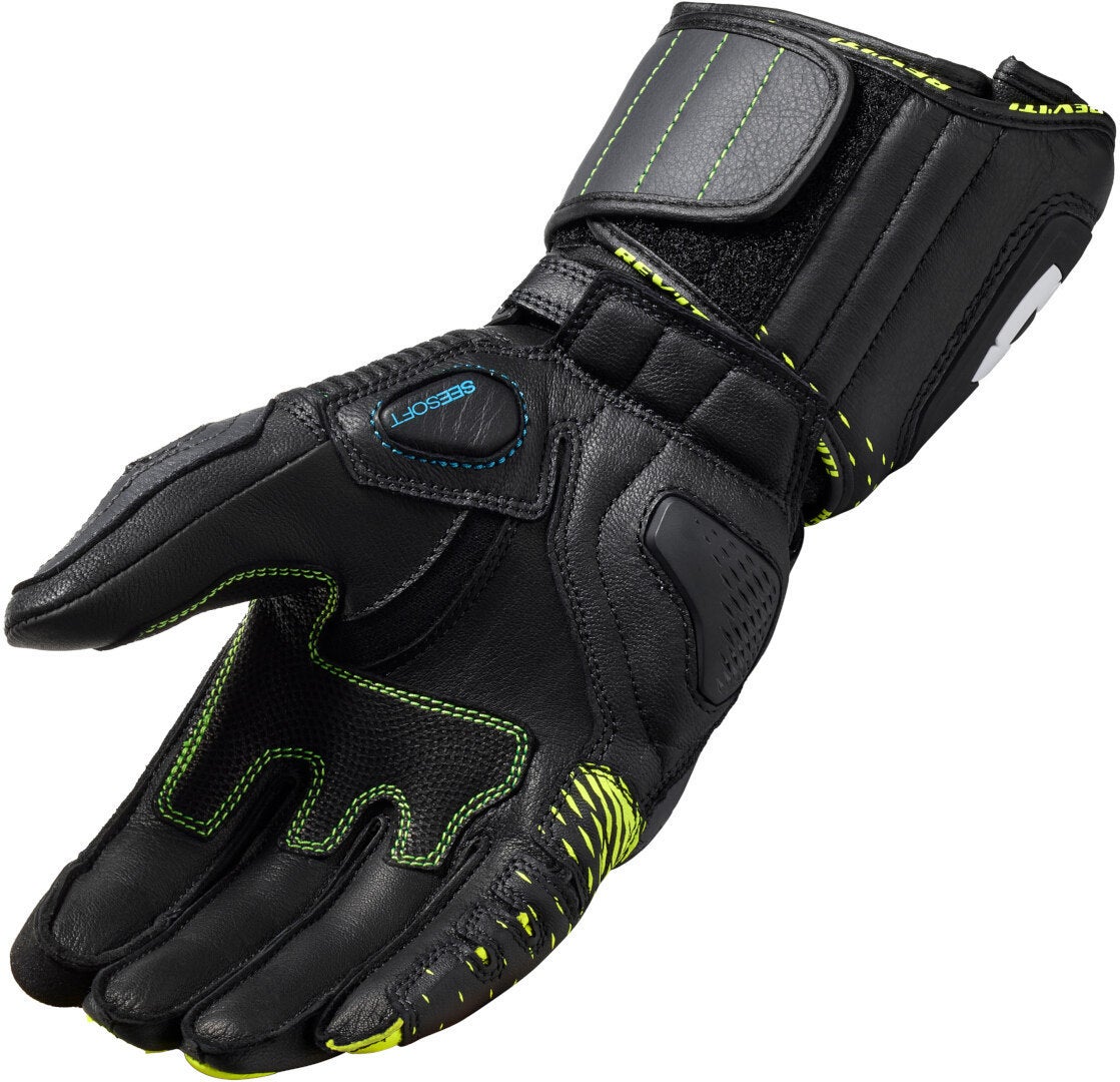 Revit Control Motorcykel handsker sort/gul M Figur 2