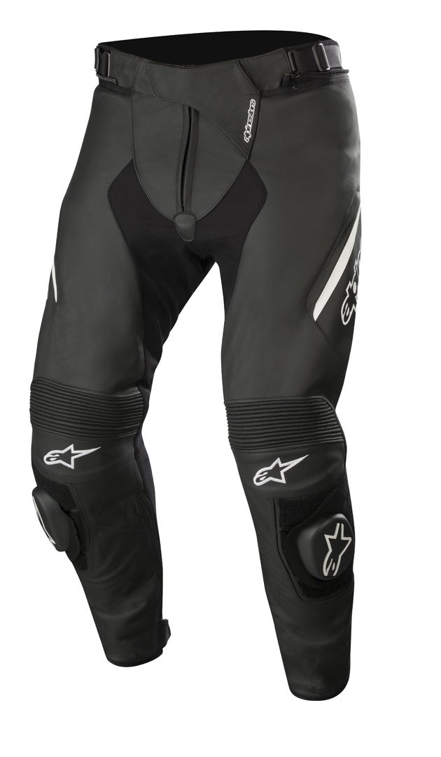 Alpinestars Missile v2 Calças de Couro preto/branco 58 Figura 1