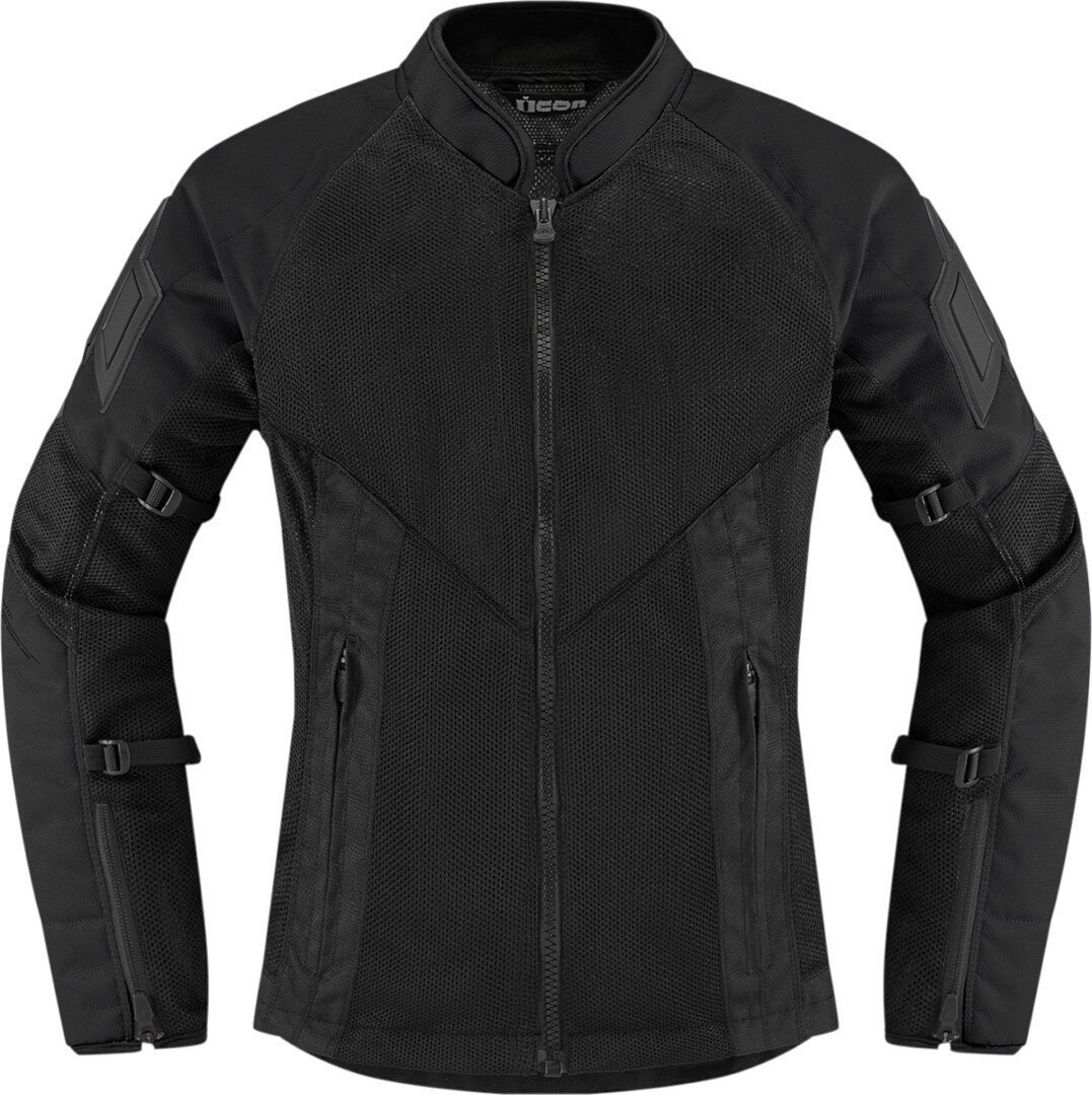 Icon Mesh AF 2023 Ladies Motorcycle Textile Jacket black XL Figure 1