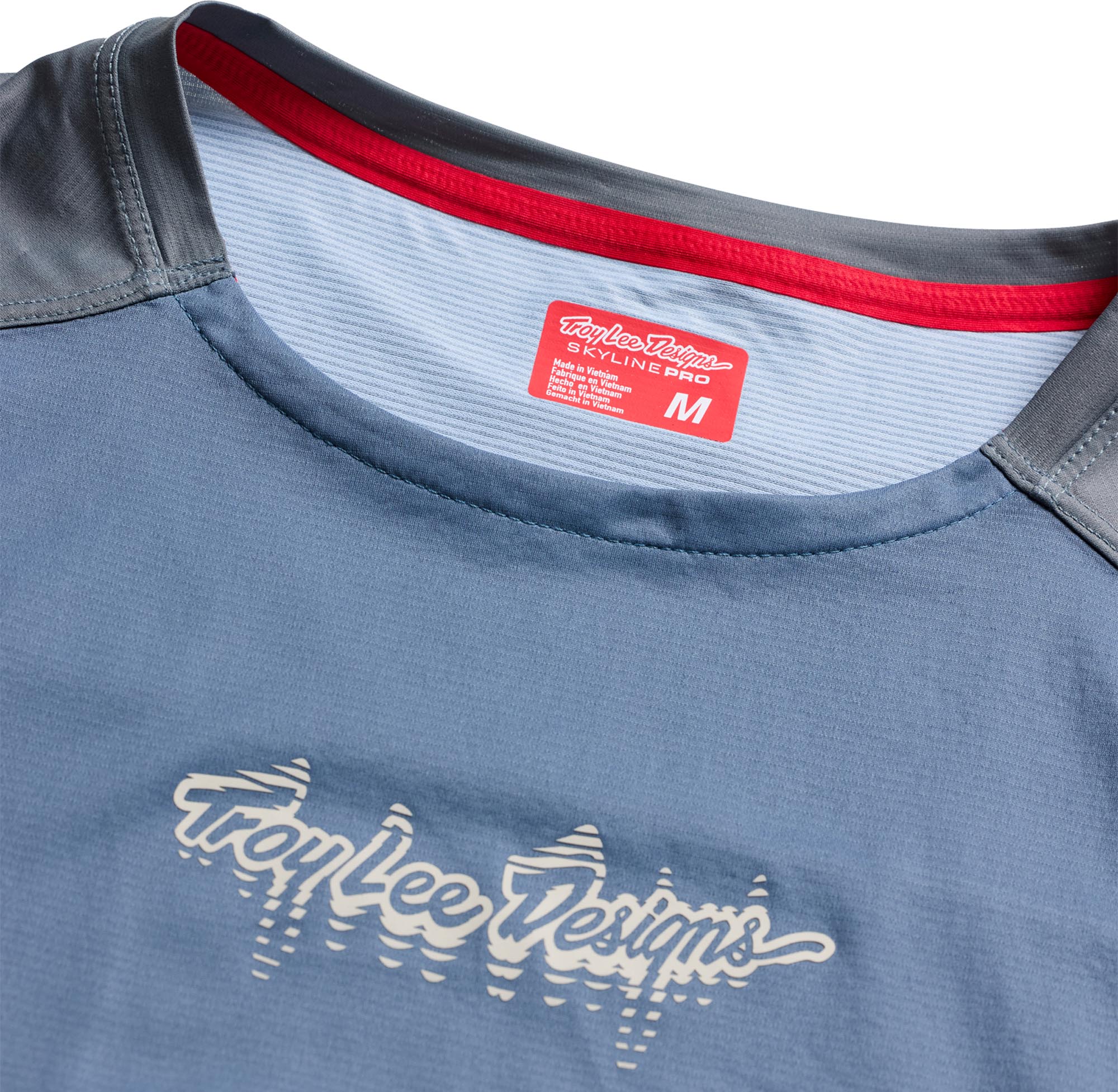 Troy Lee Designs Skyline Pro Descend Bicycle Jersey blue/grey XL Figure 3