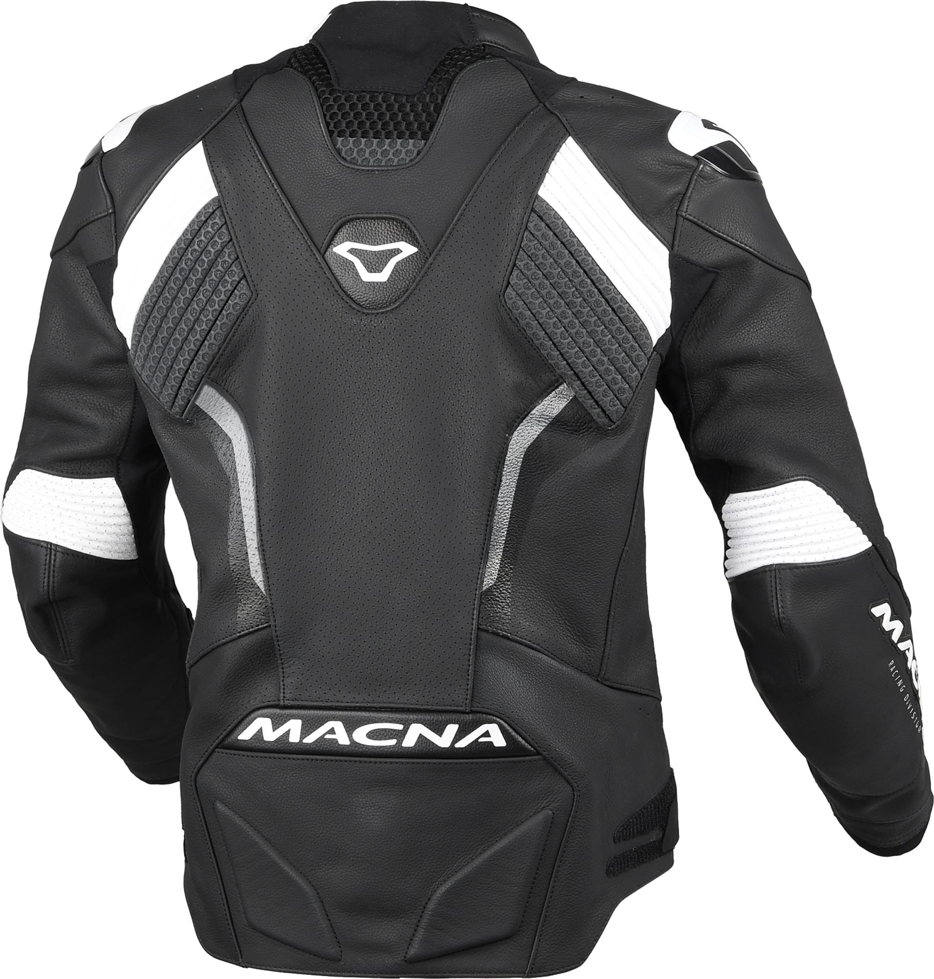 Macna Blitz Dames motorleren jas zwart/wit 42 Figuur 2