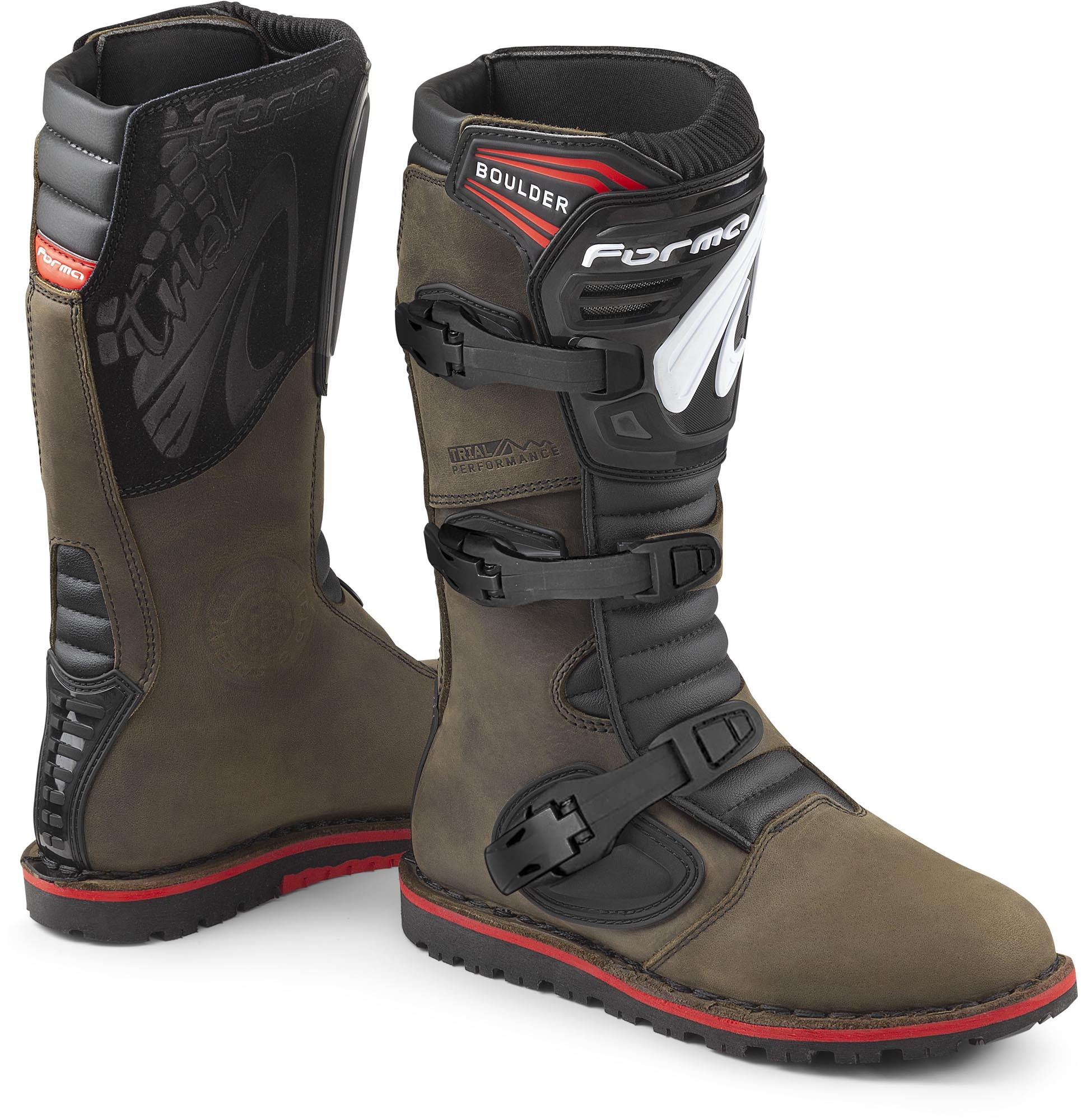 Forma Boulder Motocross Stiefel braun 41 Abbildung 1