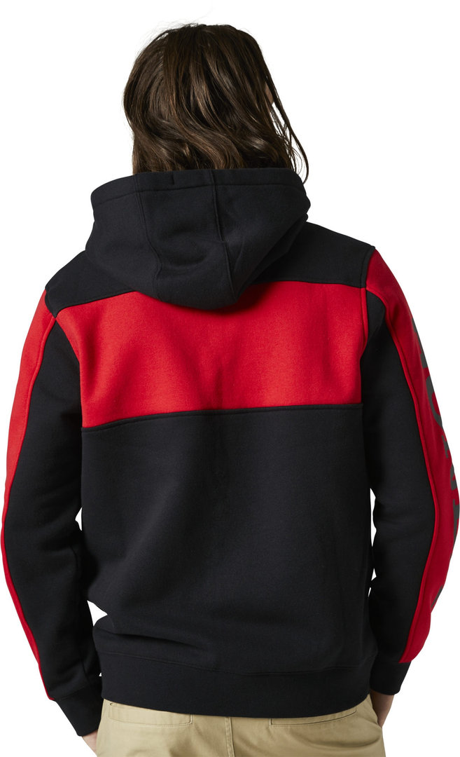 FOX Honda Zip Hættetrøje sort/rød M Figur 3