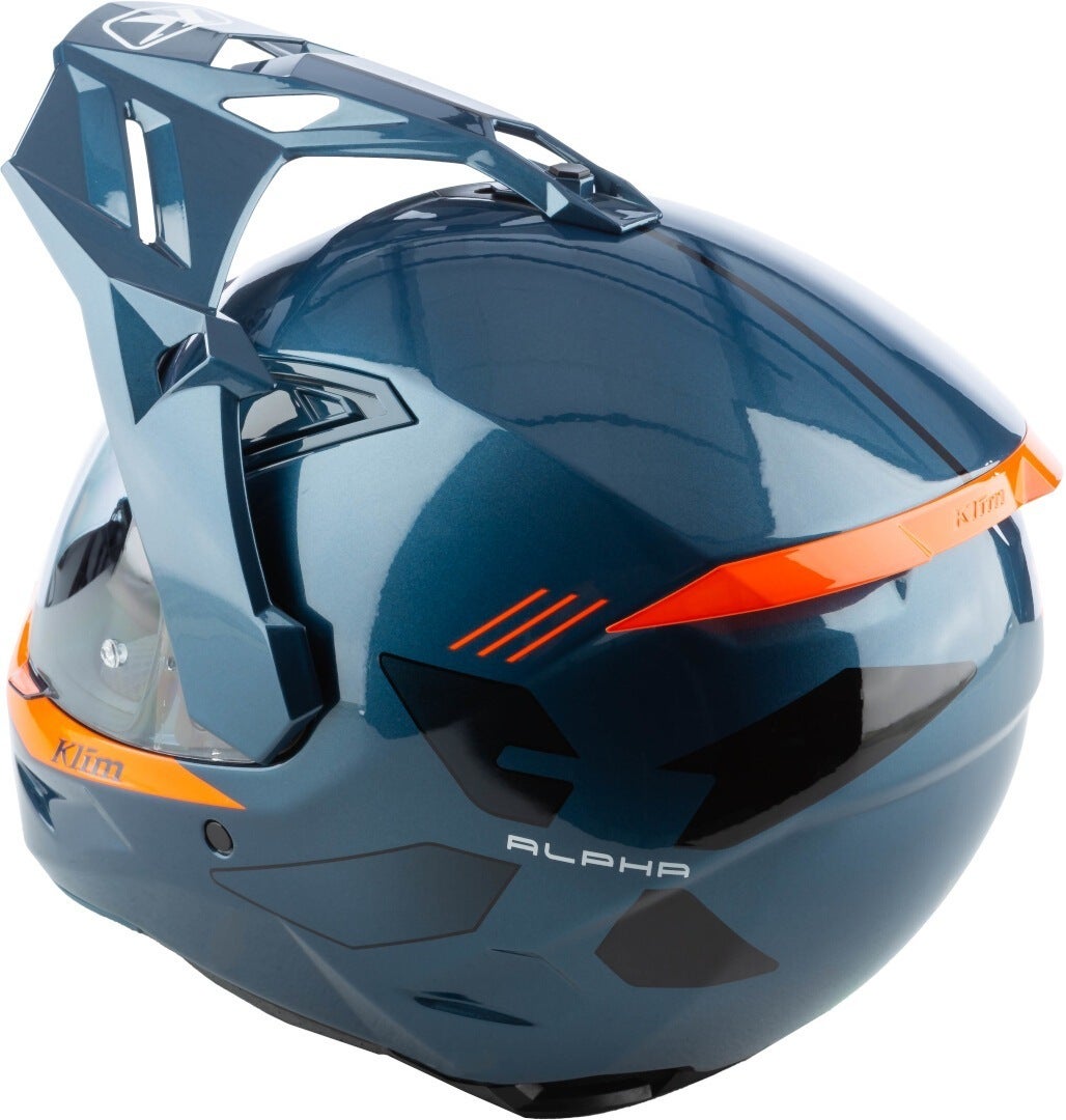 Side view of Klim X1 Alpha Carbon Enduro Helm