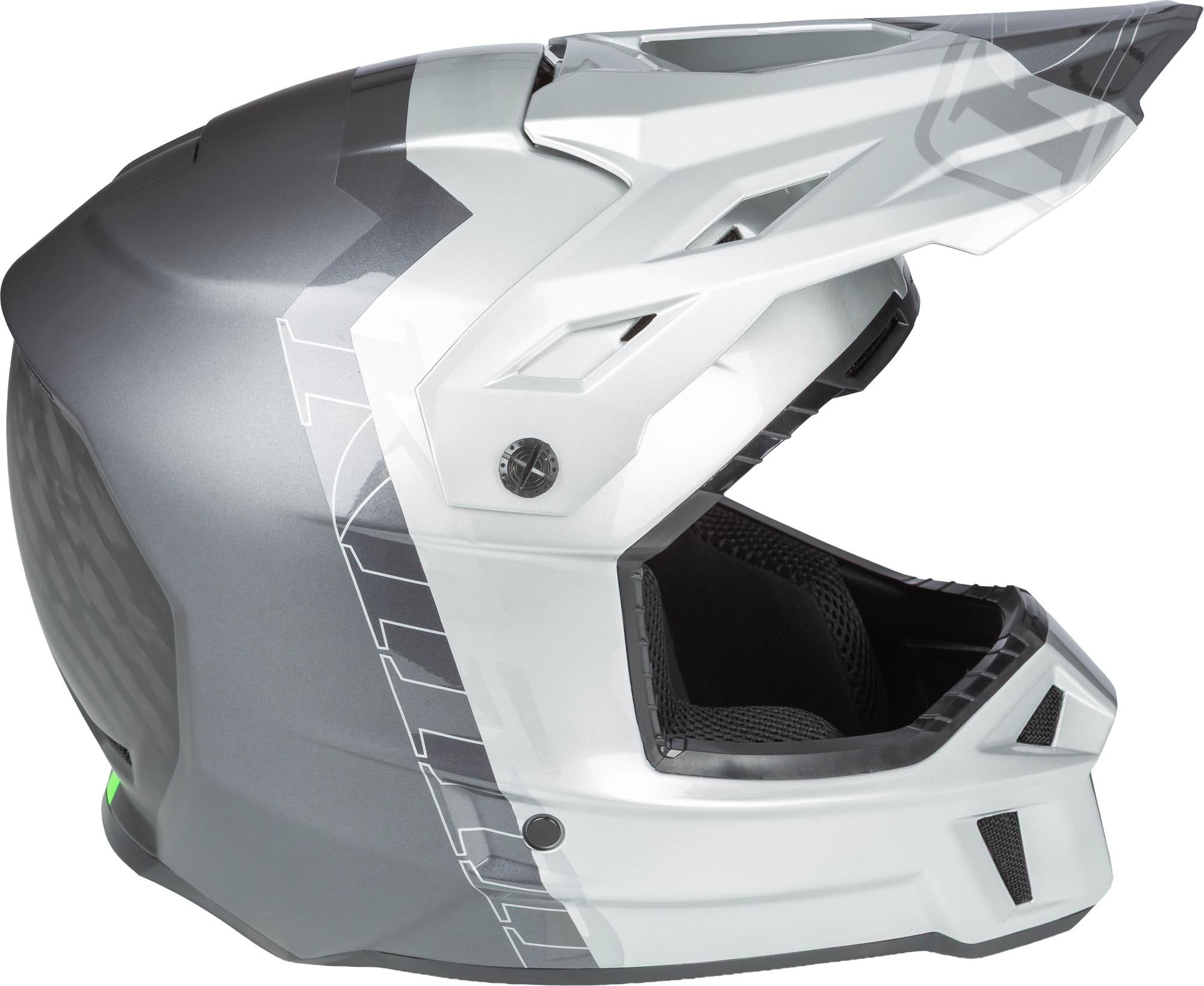 Klim F3 Carbon Pro Motocross Helm silber/grau 2XL Abbildung 6