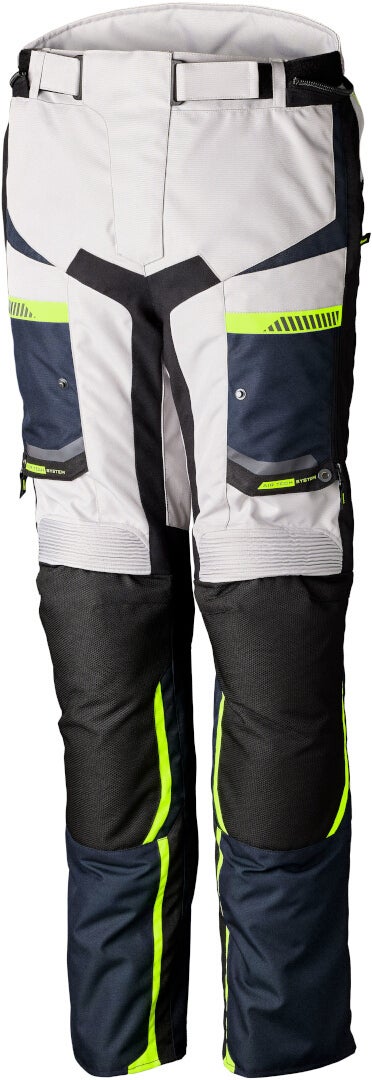 RST Pro Series Maverick Evo Motorcycle Textile Pants dark blue/silver/neon S Figure 1