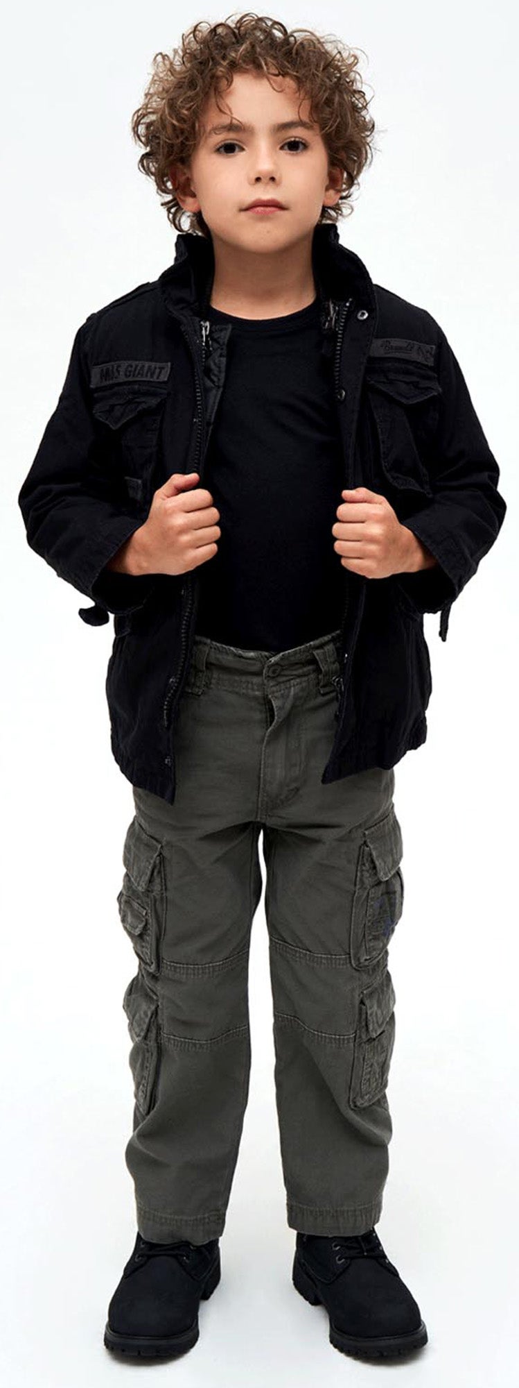 Brandit M65 Giant Kinderjas Zwart 170-176 Figuur 6