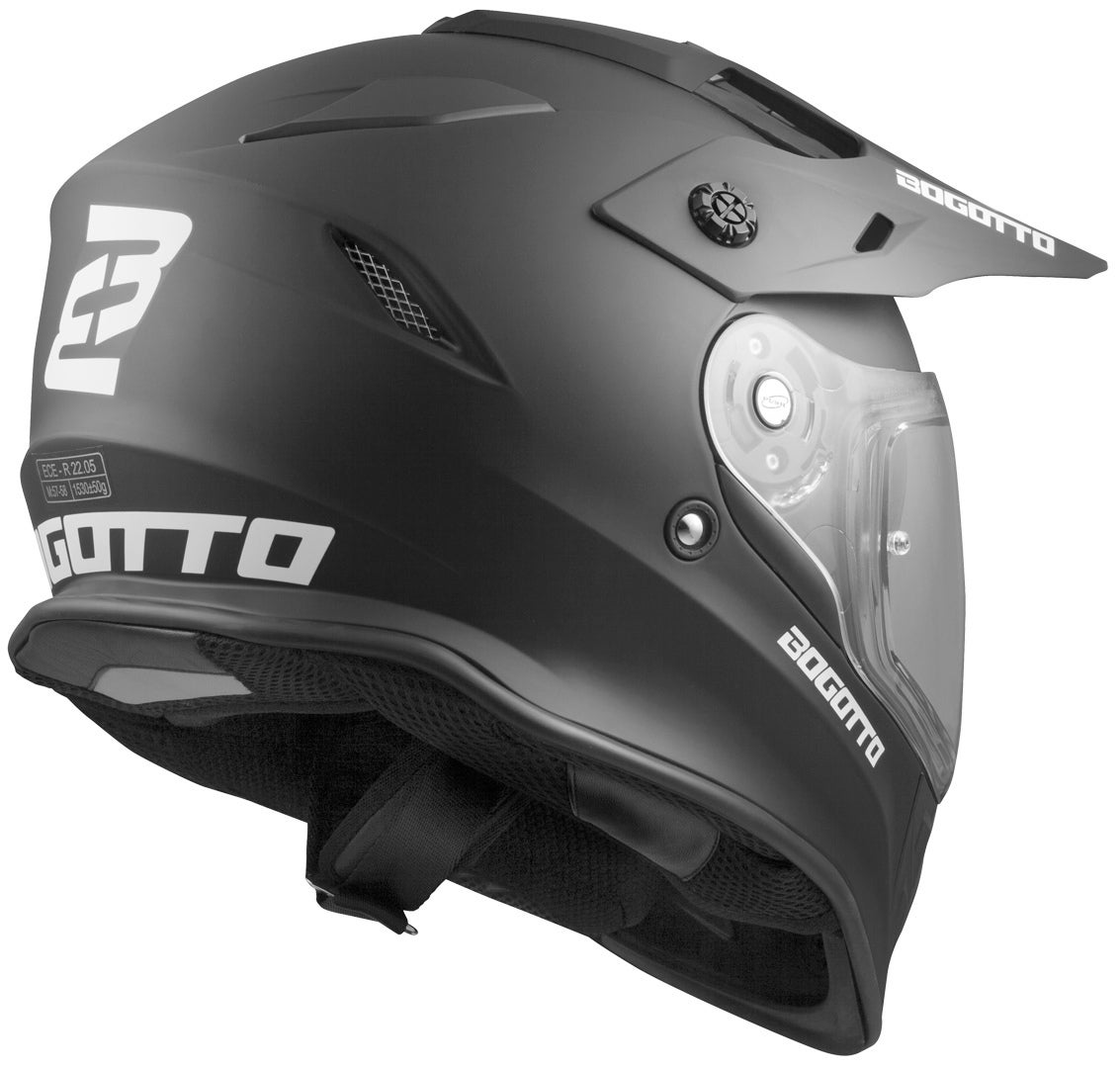 Bogotto V331 Enduro casco nero opaco M Figura 4