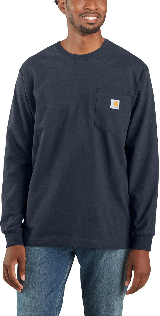 Carhartt Workwear Pocket Cămașă cu mânecă lungă albastru închis XL Figura 2
