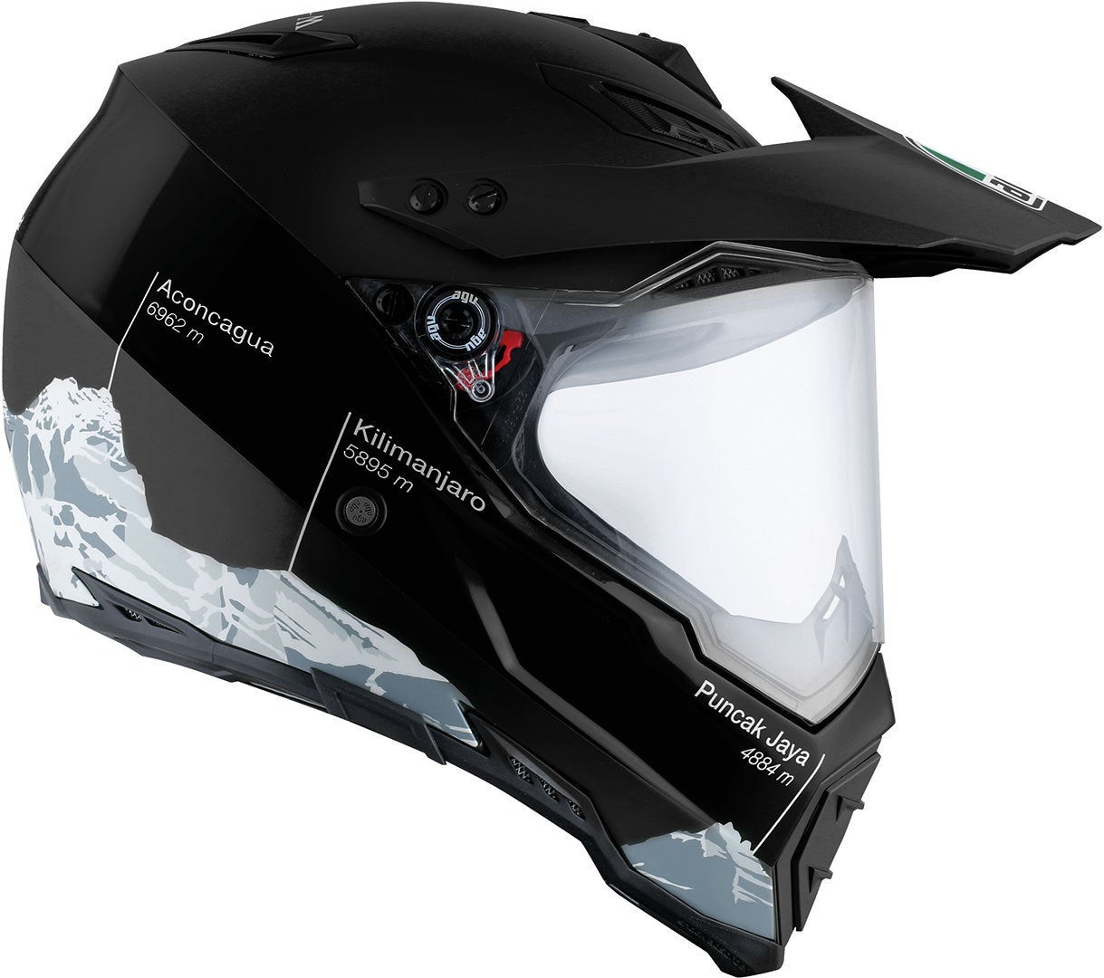 AGV AX-8 Dual Evo Wild Frontier Integralhelm schwarz L (59/60) Abbildung 2
