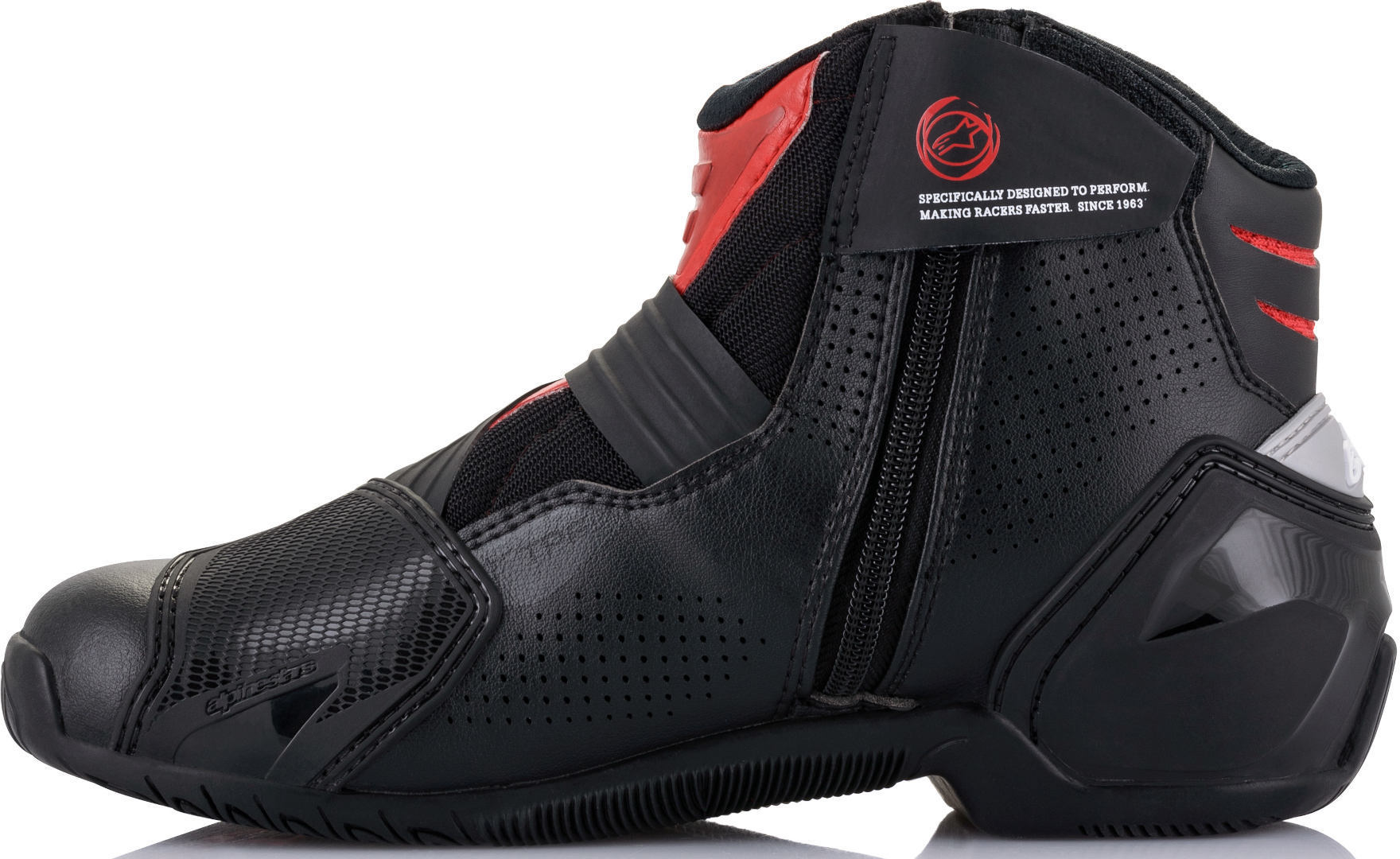 Alpinestars SM-1 R V2 Vented Motorcykel sko sort/rød 45 Figur 6