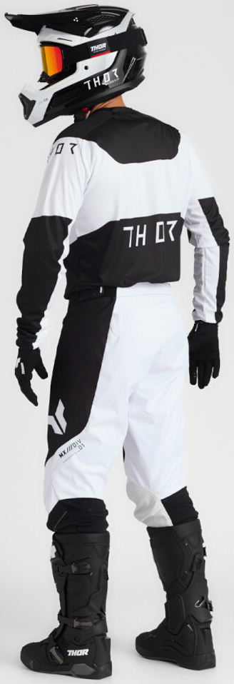 Thor Launchmode Storm Motorcross Broek zwart/wit 42 Figuur 8