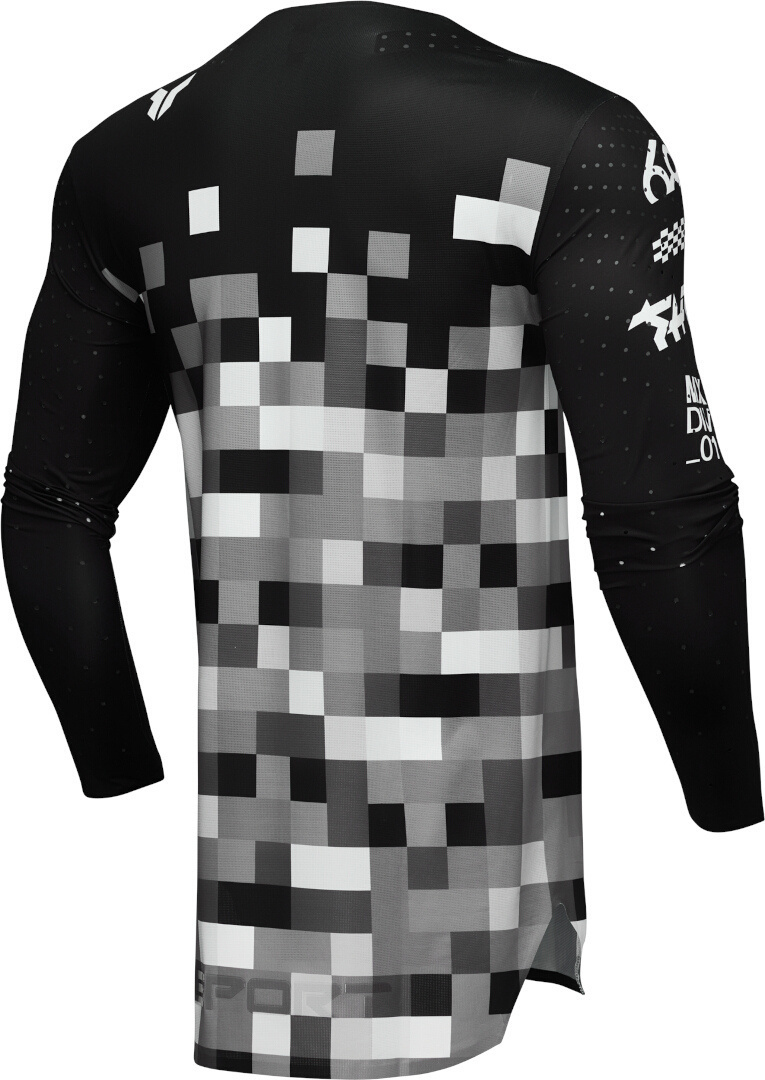 Thor Sportmode Riot Motocross trøje sort/grå/hvid 3XL Figur 3