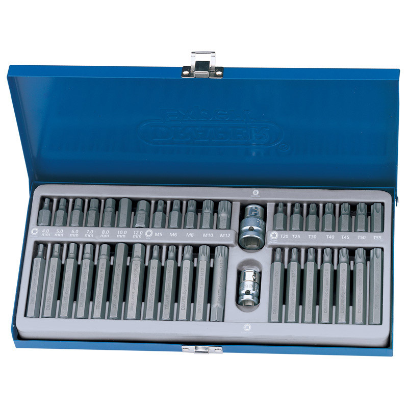 Draper TX-STAR®, Spline (XZN), CHC Bits Set Steel Case 40 pieces Figure 1