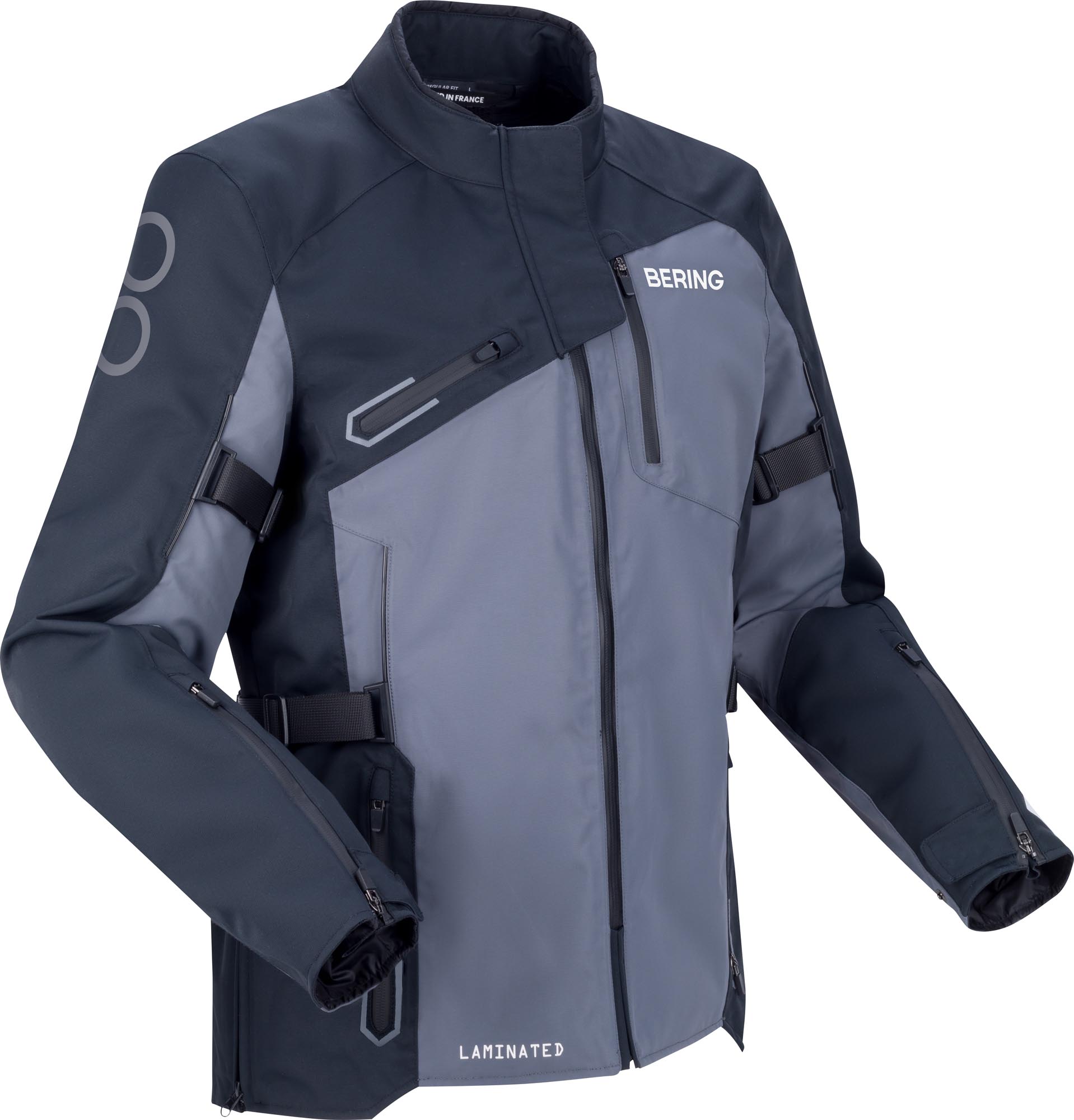 Bering Oxygen Motorcycle Textile jacket black/grey M Figure 1