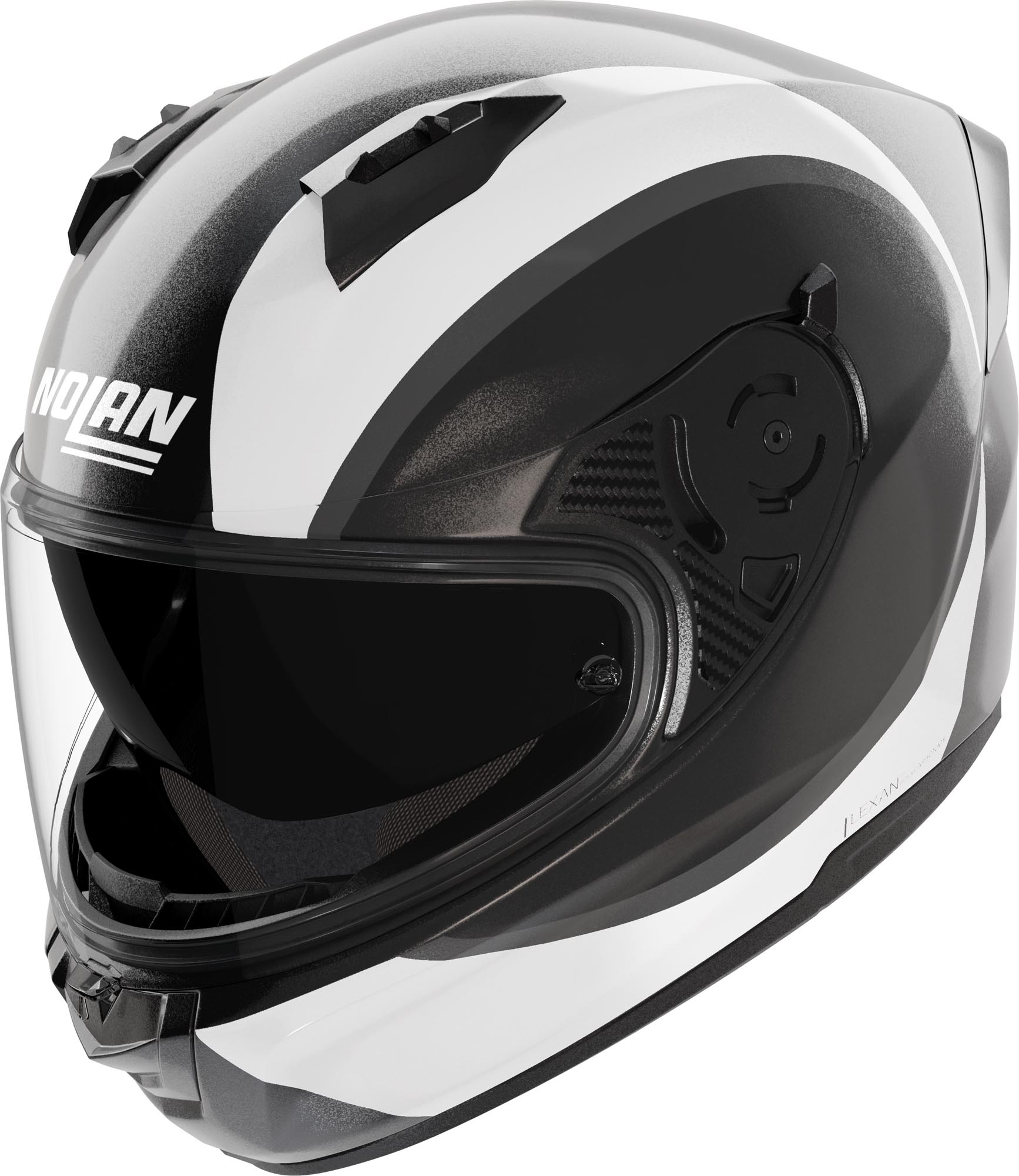 Nolan N60-6 Bifase Helmet black/white M (58) Figure 1