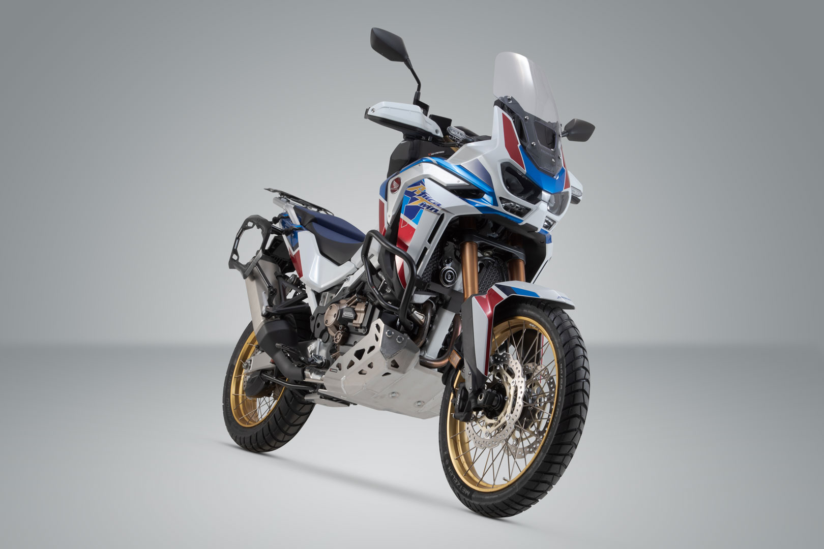 Portavion lateral SW-Motech PRO - Negru. Honda CRF1100L / Adv Sp. (19-). Suportul OEM. Figura 2