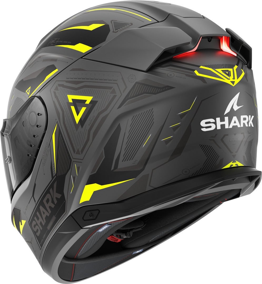 Shark Skwal i3 Linik Helm grau matt/gelb M (57/58) Abbildung 3