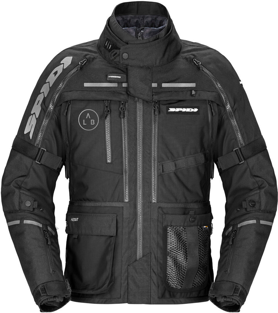 Spidi Hard Track 3 H2Out waterproof Motorcycle Textile Jacket black L Figure 1