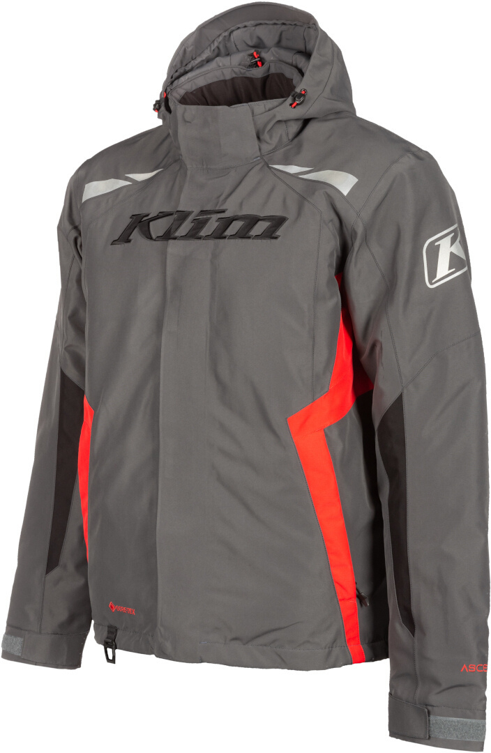 Klim Rift Snowmobile Jacket grey/red 3XL Figure 1