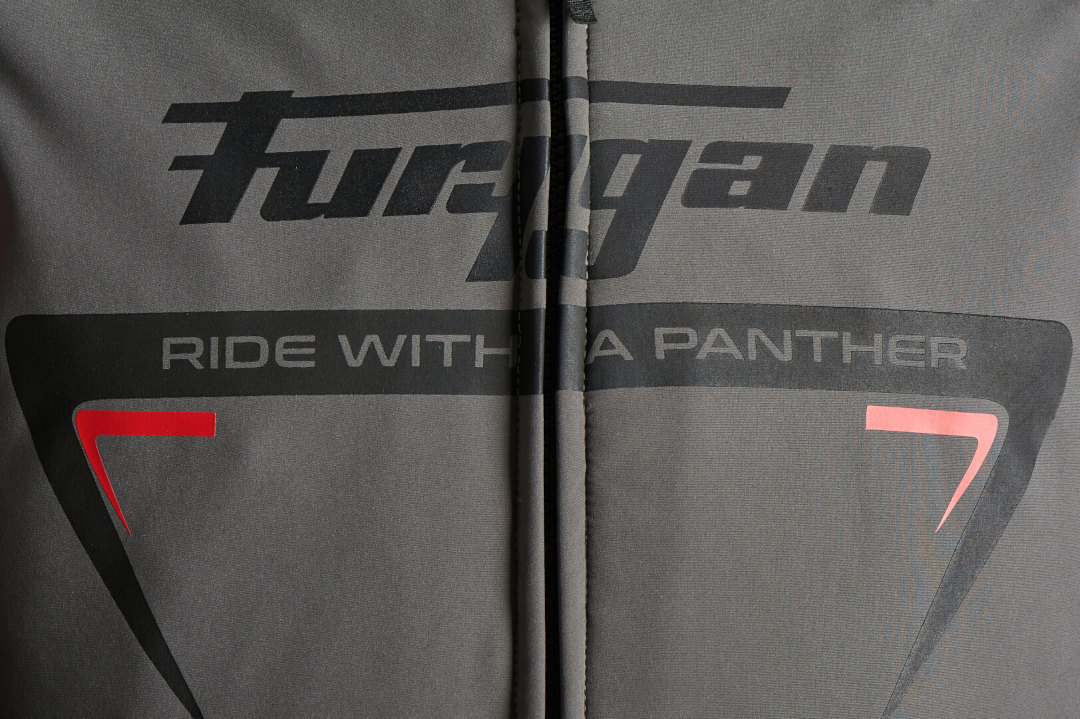 Furygan Sektor Roadster Motorcykel Textiljacka mörkgrå/svart/röd S Figur 4