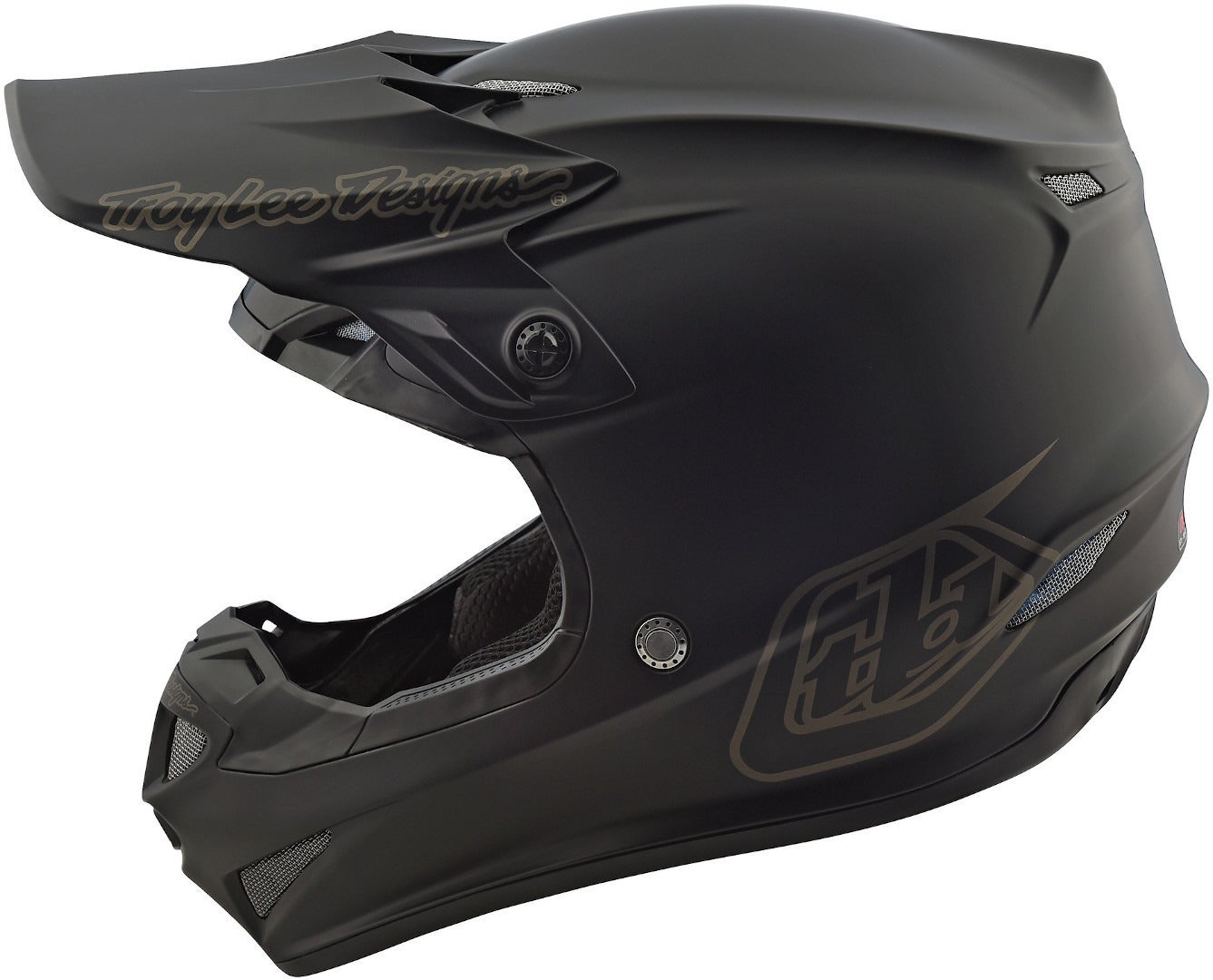 Troy Lee Designs SE4 PA Mono Motokrosová přilba černá M Obrázek 2