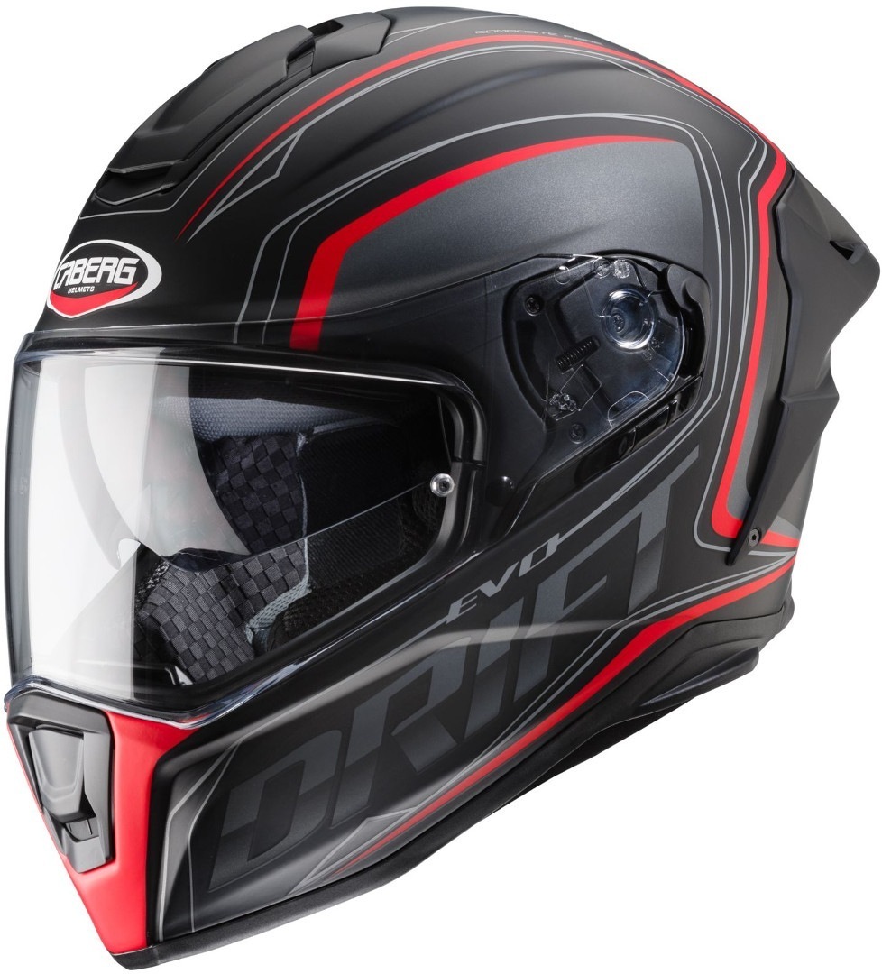 Caberg Drift Evo Integra Helm schwarz matt/rot S (55/56) Abbildung 1