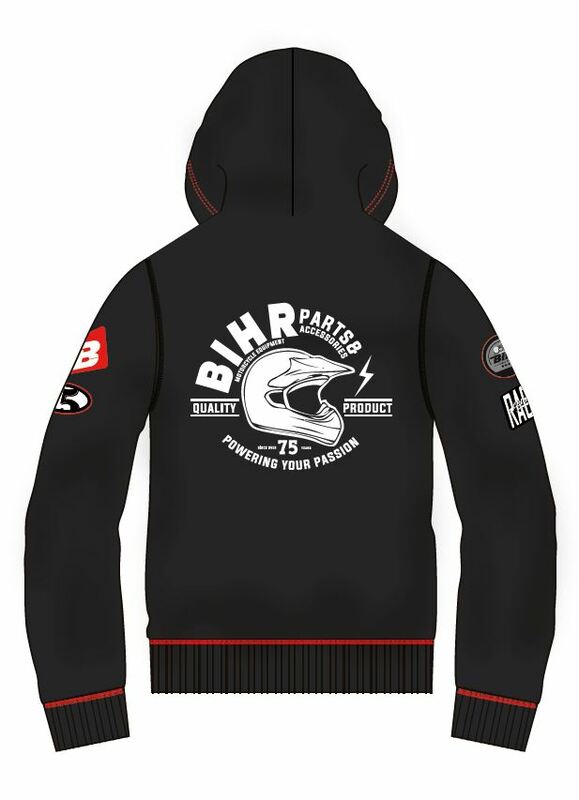 Bihr Vintage Factory hoodie - storlek XL Figur 4