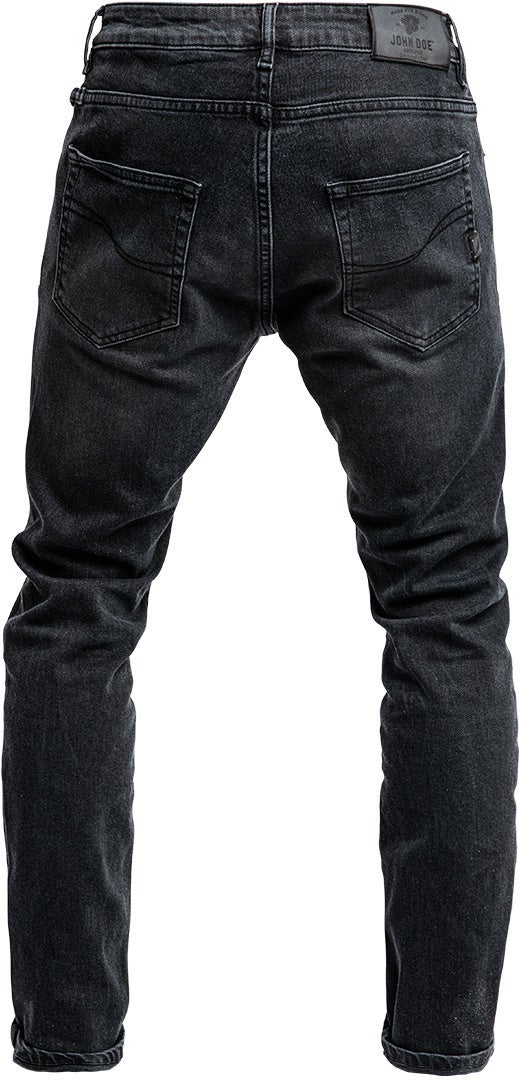 John Doe Pioneer Mono Motorcykel Jeans Sort vask 32 L32 Figur 3