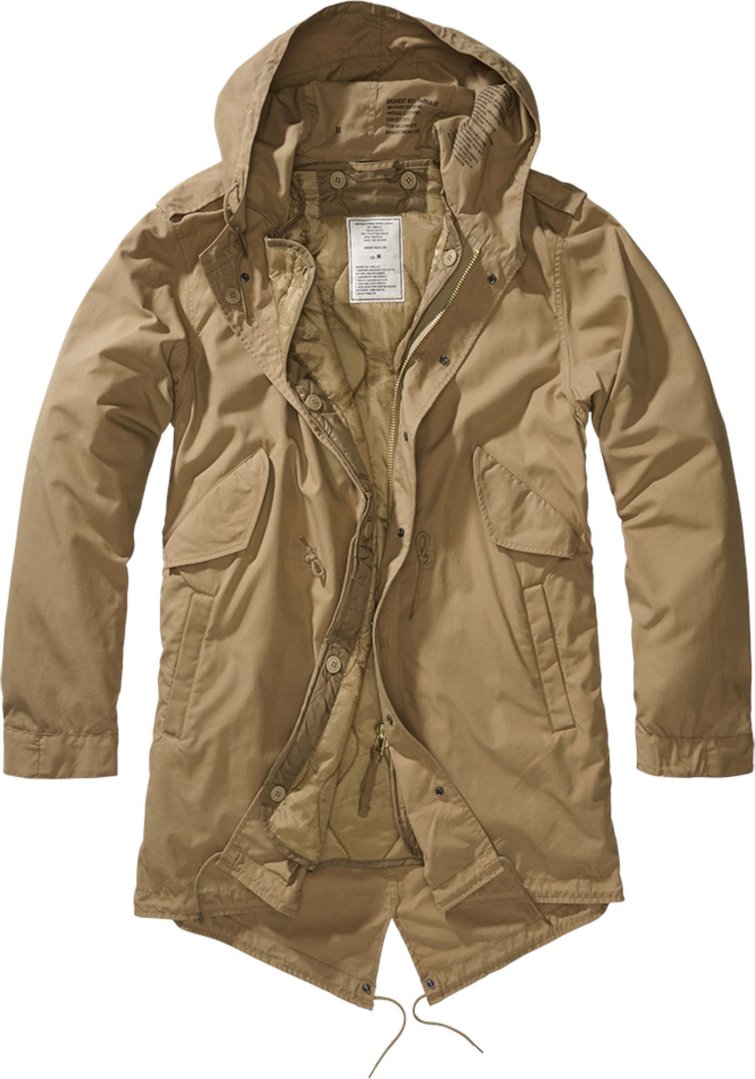 Brandit M51 US Parka Jacke hellbraun M Abbildung 1