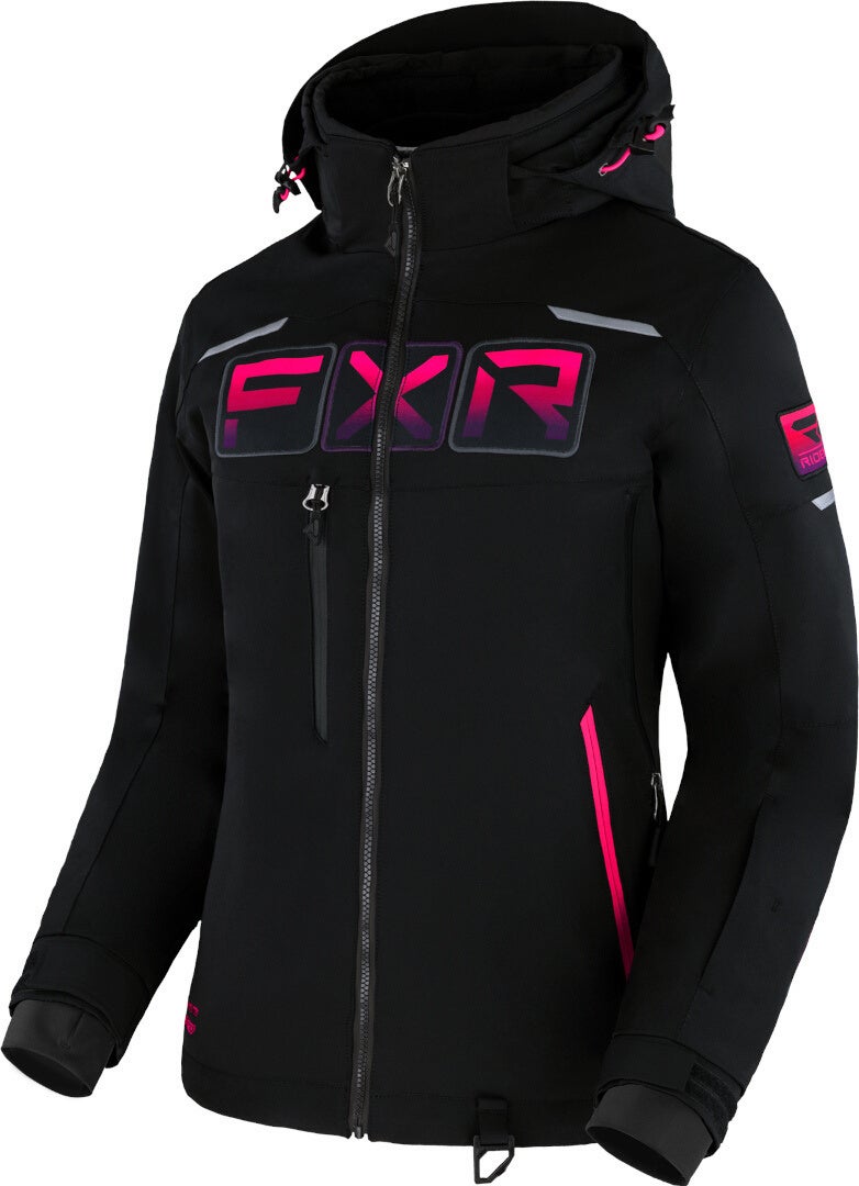 FXR Maverick 2-in-1 Snescooterjakke til damer sort/pink 16 Figur 1