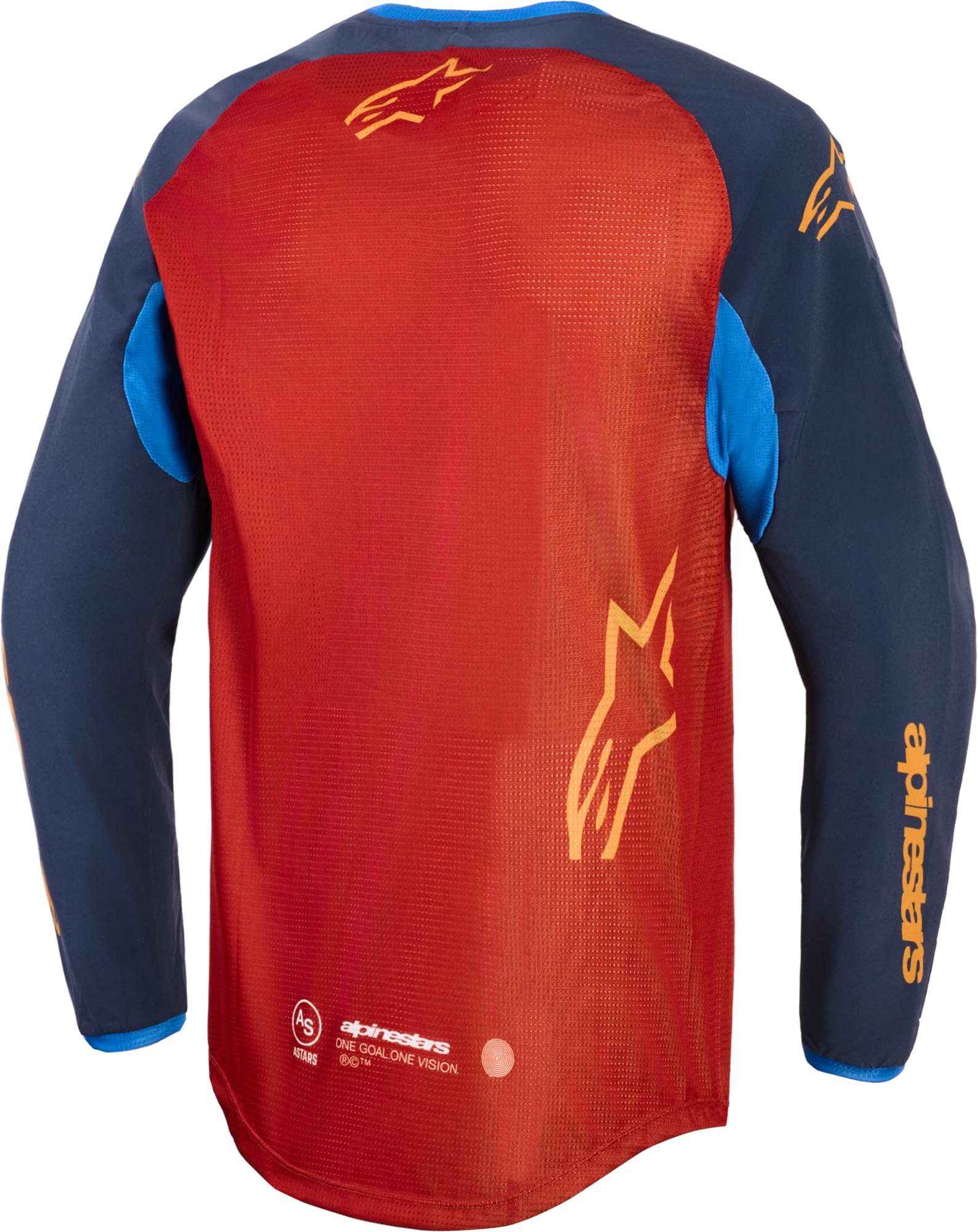 Alpinestars Maxdura Dual Motocrosstrøje rød/blå L Figur 2